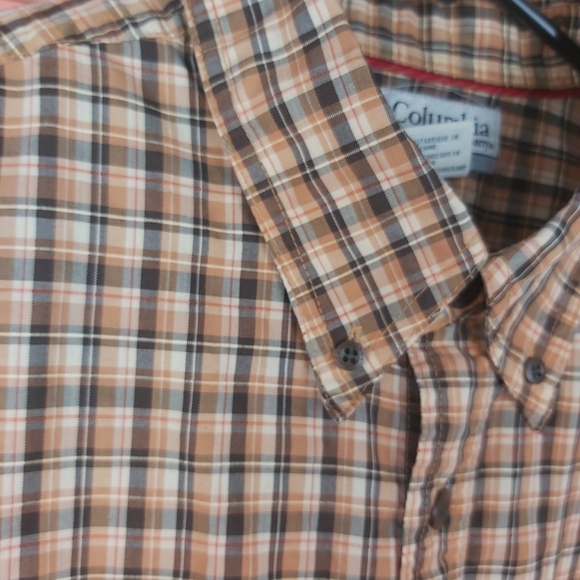 🍄3/50$🍄 COLUMBIA plaid button down shirt size large - Picture 3 of 9